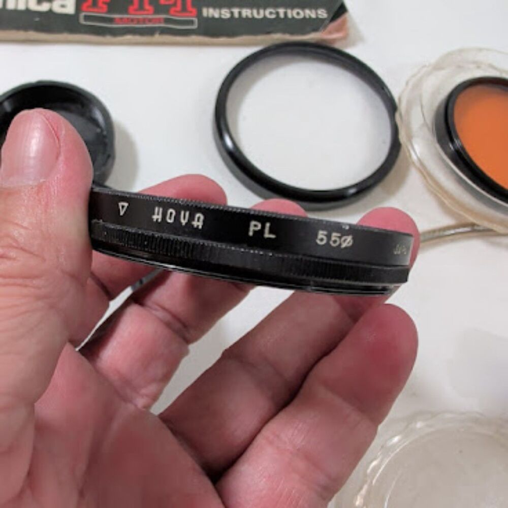 Hoya PL Polarizing Filter 55mm Japan Camera Lens Filter with Case